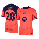 Joueur ROONY #28 Barcelone Extérieur Troisième Maillot 2025/26